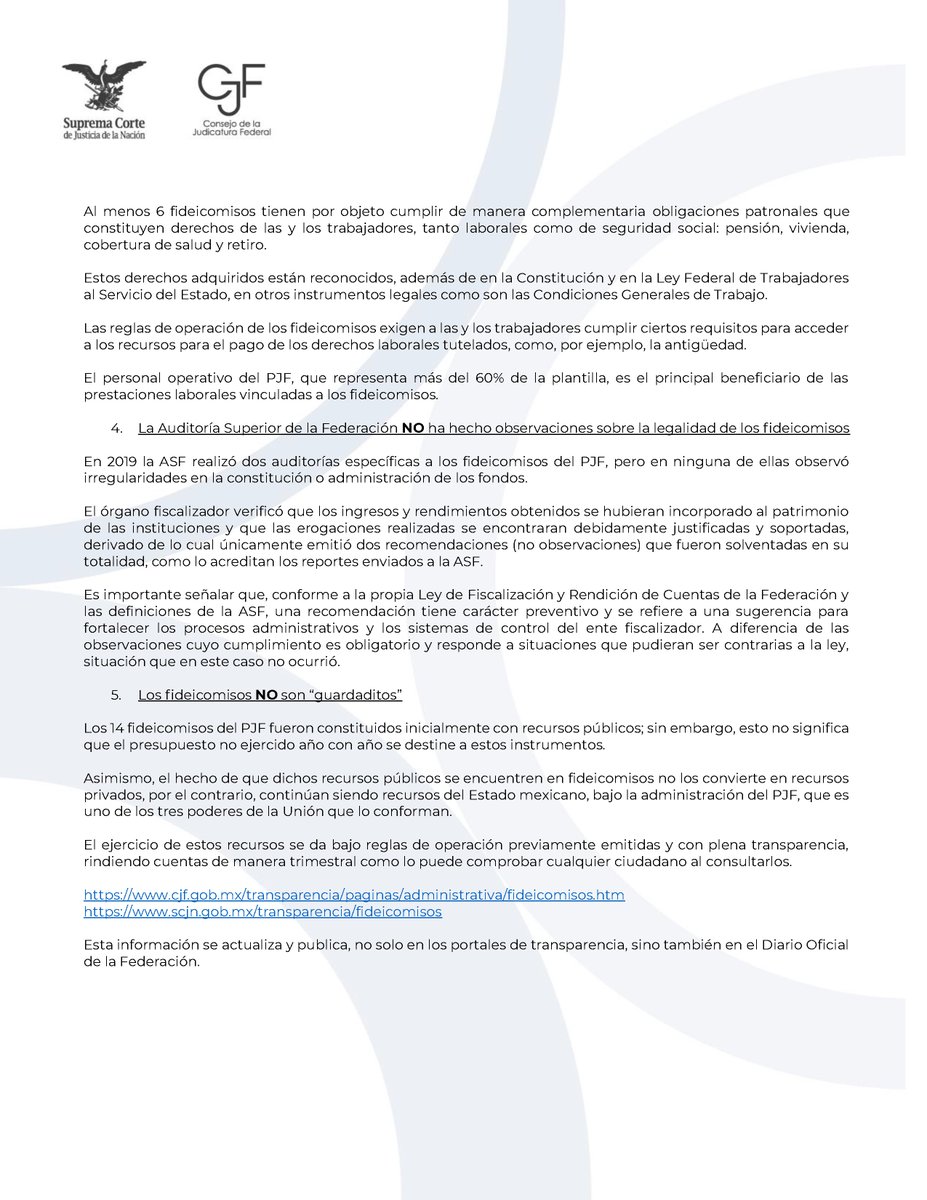 SCJN's tweet photo. Ayer @Mx_Diputados aprobó por mayoría extinguir 13 de 14 fideicomisos del #PJF. 

El proceso legislativo sigue. Te invitamos a conocer lo que no hay que olvidar sobre estos instrumentos.

https://t.co/7pH0RoTFZr

Sobre todo, a no confundir con la futura discusión del presupuesto. https://t.co/4JzobsPYaI