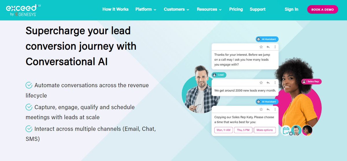 aicanreplace's tweet photo. 𝐄𝐱𝐜𝐞𝐞𝐝 𝐀𝐈 is a sales acceleration and productivity software that's like having your own AI sales assistant. It helps you manage your leads and opportunities, track your progress, and collaborate with your team, all in one place.

Check Tool:- https://t.co/53fumbTgZU https://t.co/cM48X9ybFC