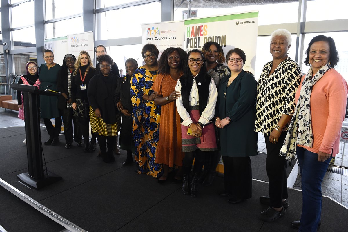 It was an awesome day of celebrating Black Excellence and learning about the importance of Sisterhood delivered by the erudite Professor @OlivetteOtele at the @SeneddCymru @BHWales @WindrushCymru