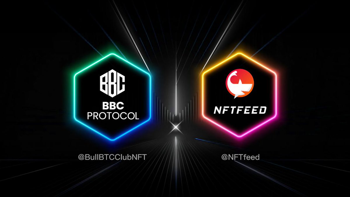 We are proud to announce our partnership with @NFTFeedOfficial! 🚀 NFTFeed is a cutting-edge NFT platform fully on-chain that combines Finance and Web 3.0 to increase the intrinsic value and liquidity of the NFT and Defi market. #BBCProtocol #NFTFeed #AIGC