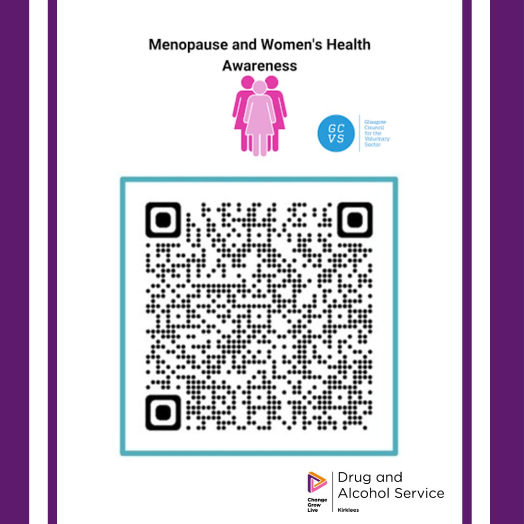 CGLKirklees's tweet photo. Today is #WorldMenopauseDay,

Here at Change Grow Live Kirklees, we are dedicated to raise awareness surrounding women's health. Please feel free to scan the QR code to find out more information on Menopause! and please download the symptom tracker below! 💜

#WomensHealth https://t.co/xi6dJCJO7x