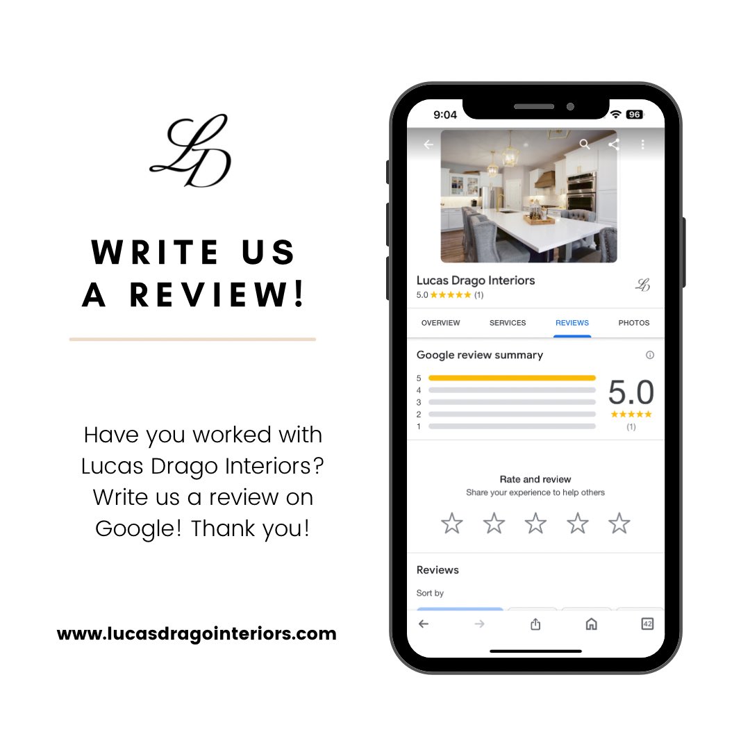 LDI_Interiors's tweet photo. Have you worked with us on a past project? Please take a minute to leave us a review on Google! Thank you so much! 🙌🏻

Link here: https://t.co/QvyqQai3yM (link in bio)

#googlereviews #newreviews #interiordesignstlouis #stlgram #interiordesignreviews #interiordesigner https://t.co/DrVCXrN947