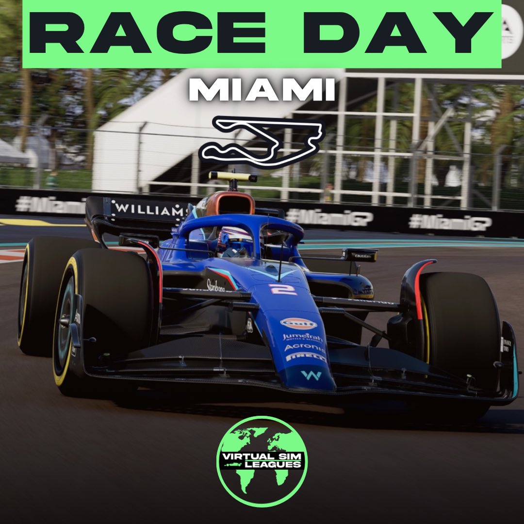 VSL_Racing's tweet photo. #VSLS11 Race Day ๐ฅ
Round 12 | Miami ๐บ๐ธ
๐ฎ | F1 23
8pm Tier 1๐๏ธ| @jessgames95 & @IvorBrynMike
8pm Tier 2 ๐๏ธ| @RandoIE
Check out the actionโคต๏ธ
https://t.co/rNBZP9LEMV
#STI11PUSHING https://t.co/rRgIuQCOYU