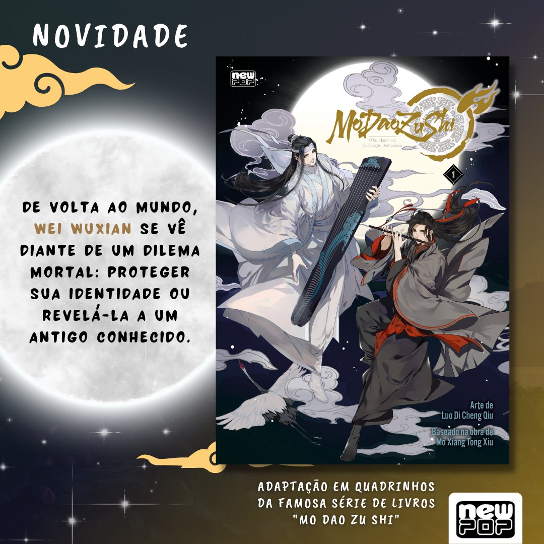 O aguardado quadrinho da famosa série de livros "Mo Dao Zu Shi - O Fundador da Cultivação Demoníaca", escrito por Mo Xiang Tong Xiu, já está disponível em pré-venda na Amazon! Quem estava ansioso para este lançamento?

Não perca essa novidade incrível!
👉 amzn.to/3ZMO6Nq
