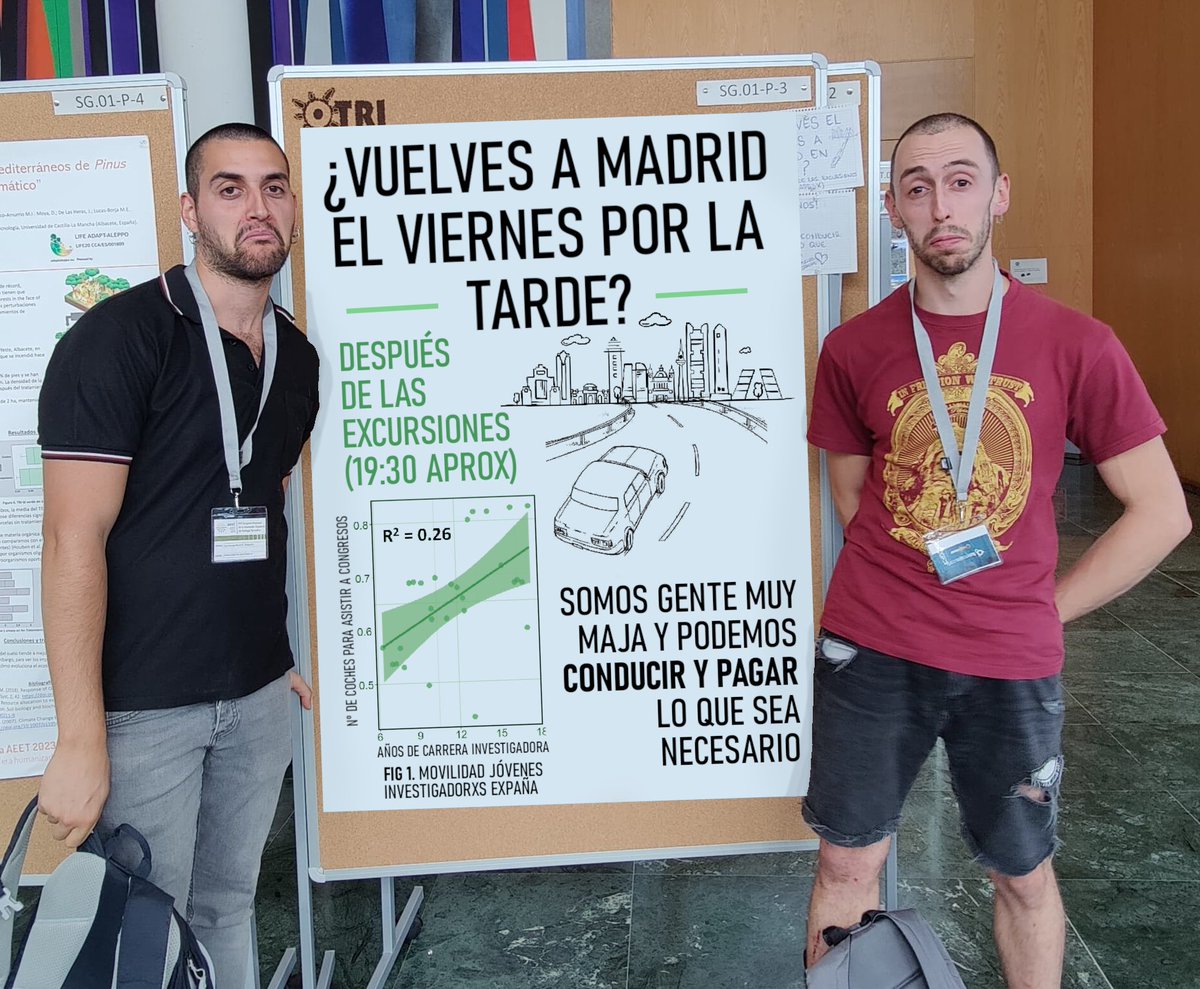 Alejandro Carrascosa (@alexcarrascosab) on Twitter photo Hemos añadido un nuevo póster a la sesión SG.13. "Precariedad en la ciencia" en #AEET2023.
¡No te lo pierdas!
Muchas gracias a <a href="/_AEET_/">Asociación Española de Ecología Terrestre (AEET)</a> por considerar esta propuesta de último momento. Hemos añadido un nuevo póster a la sesión SG.13. "Precariedad en la ciencia" en #AEET2023.
¡No te lo pierdas!
Muchas gracias a <a href="/_AEET_/">Asociación Española de Ecología Terrestre (AEET)</a> por considerar esta propuesta de último momento.