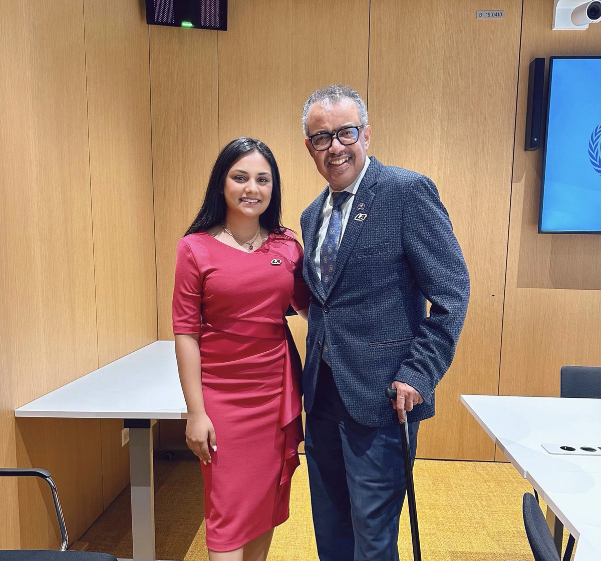 Kenisha Arora (@kenishaarora) on Twitter photo Truly to have joined <a href="/WHO/">World Health Organization (WHO)</a> Director General <a href="/DrTedros/">Tedros Adhanom Ghebreyesus</a> to launch the campaign for adolescent health and shed light on the #globalhealth inequalities that disproportionately affect the wellbeing of adolescent girls.
#HealthForAll #WHS2023 Truly to have joined <a href="/WHO/">World Health Organization (WHO)</a> Director General <a href="/DrTedros/">Tedros Adhanom Ghebreyesus</a> to launch the campaign for adolescent health and shed light on the #globalhealth inequalities that disproportionately affect the wellbeing of adolescent girls.
#HealthForAll #WHS2023