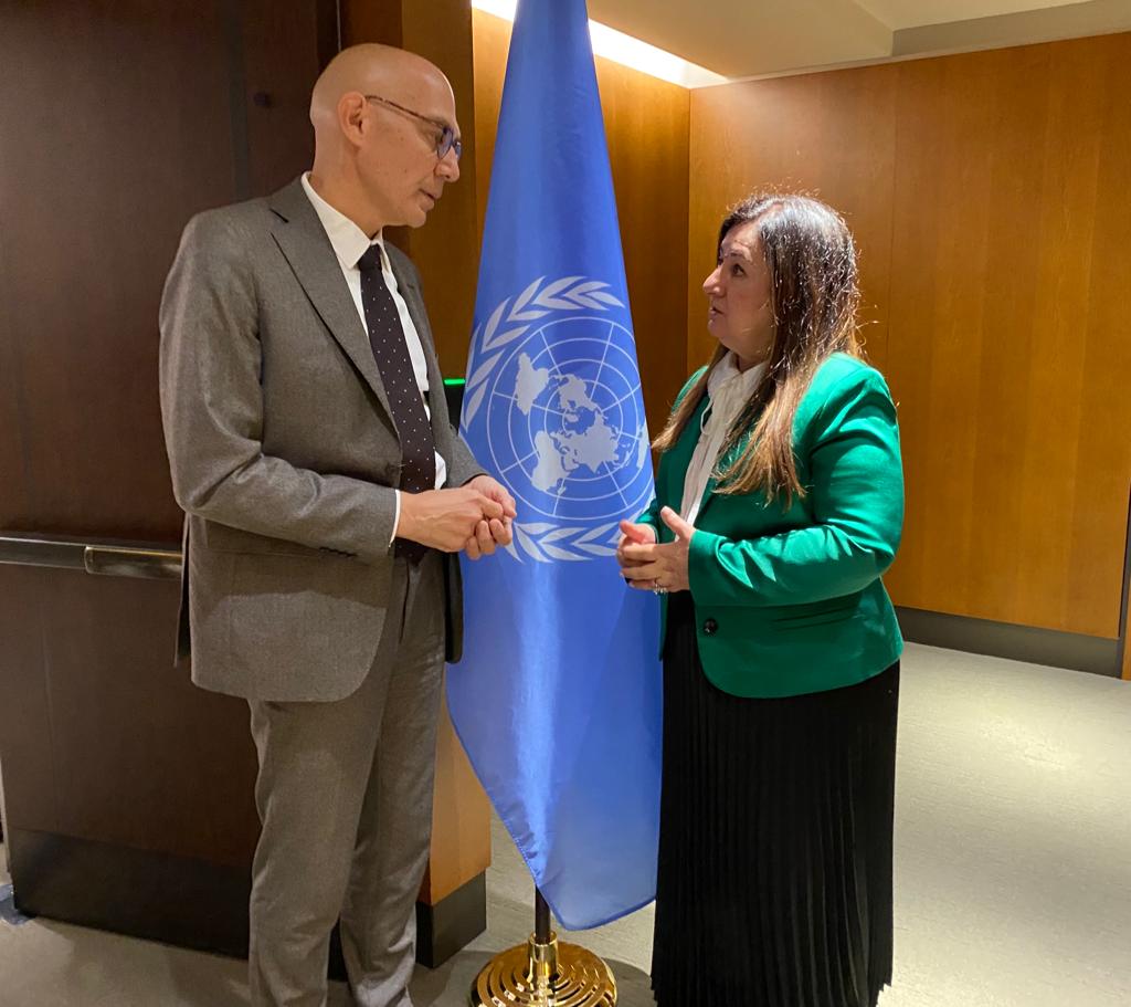 SenatorSalma's tweet photo. On Monday, members of #RIDR, #JUST, #FAAE and #SDIR met with @volker_turk. I was happy to get a chance to discuss the situation in #Afghanistan, gender-based violence in South Sudan and RIDR's #Islamophobia study. https://t.co/hgz4frNxmA