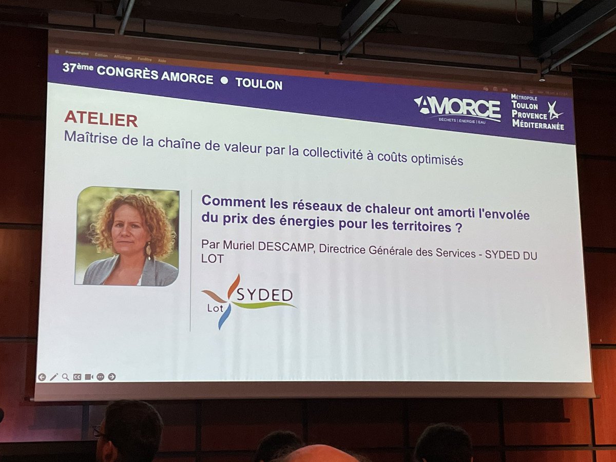 GaetanRemond's tweet photo. Bel exemple de mutualisation et de massification de chaleur renouvelable du Syded du Lot au #congresAMORCE : les réseaux de chaleur vertueux, sur ressource locale au tarif maîtrisé, c’est aussi pour les territoires ruraux ! @Inddigo_Durable fier d’être à son service https://t.co/0RuyQTCuA7