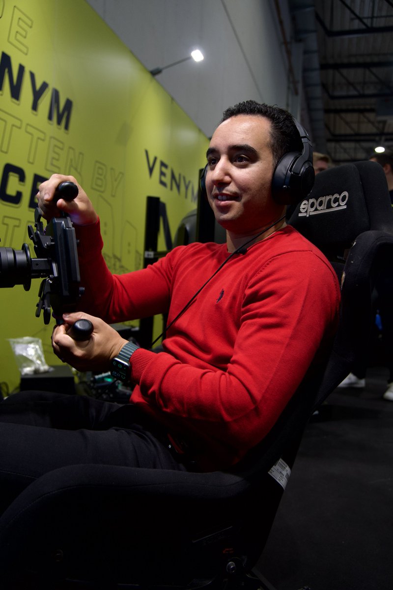 A great event at the @SimRacingExpo, many of you tested the pedals, and you were satisfied😎

It was a pleasure! 

#VENYM #ADACSimRacingExpo