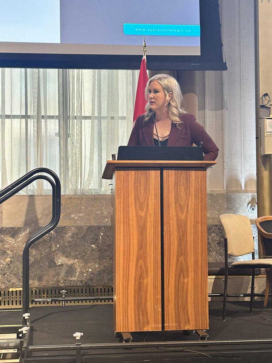 SyntaxStrategic's tweet image. What an inspiring event! #TeamSyntax is at the @elevateintlorg Elevate Women National Conference in Ottawa. So many incredible women, including our CEO @JenStewartOtt are speaking.