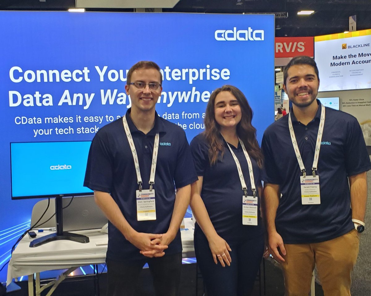 cdatasoftware's tweet photo. CData connectivity experts are in Charlotte, NC at Community Summit NA. Stop by booth #1936 and learn how CData can support your needs within the #Microsoft business application ecosystem. #CommunitySummitNA #CDataSoftware #CData
https://t.co/YfVeJ3mXcq https://t.co/ddgGijBm7K