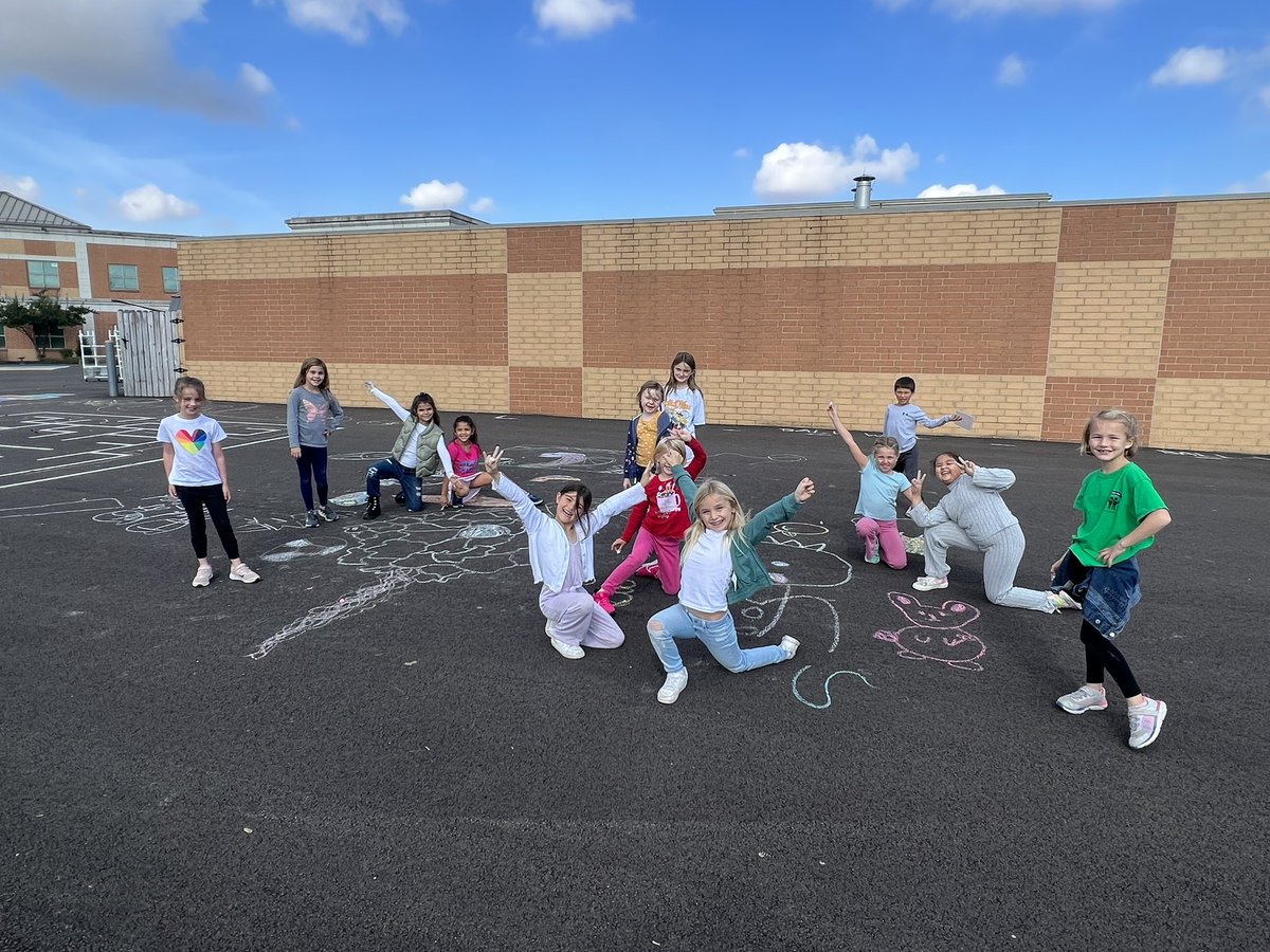 Sunshine+Chalk+Recess=Happiness