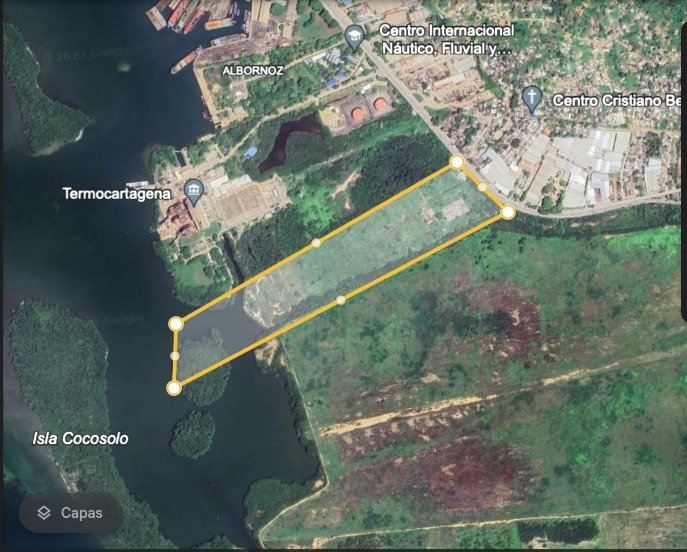 Moni05Calde's tweet photo. Lote de 32 hectáreas que Corelca les entregó a 63 familias de campesinos en Mamonal, Cartagena, y que Conequipos ocupó de manera ilegal durante dos años. @petrogustavo @fiscaliacol
@PGN_COL @AlcadiaCTG #DenunciaConequipos https://t.co/IpjqHAg3KN