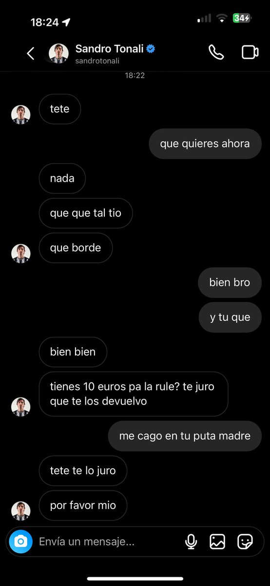 que tio mas pesado