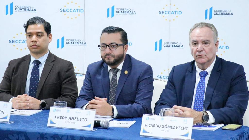 UNODC_ROPAN's tweet photo. #Guatemala 🇬🇹 I Lanzamiento del Sistema de Alerta Temprana, significativo avance en la lucha contra las drogas sintéticas y nuevas sustancias psicoactivas, gracias al trabajo coordinado de @SECCATID, Observatorio Interamericano de Drogas y el Programa #GlobalSMART de #UNODC. https://t.co/OGe9mVeckQ