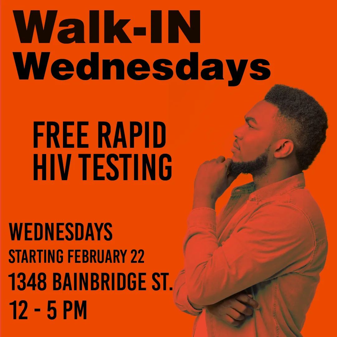 iReachMZ's tweet photo. Introducing Walk-in Wednesdays. Starting today you can come to our Bainbrigde location beteen 12 pm and 5 pm to get tested for HIV for free by our amazing team. We hope to see you today! https://t.co/OZUUux7PSq