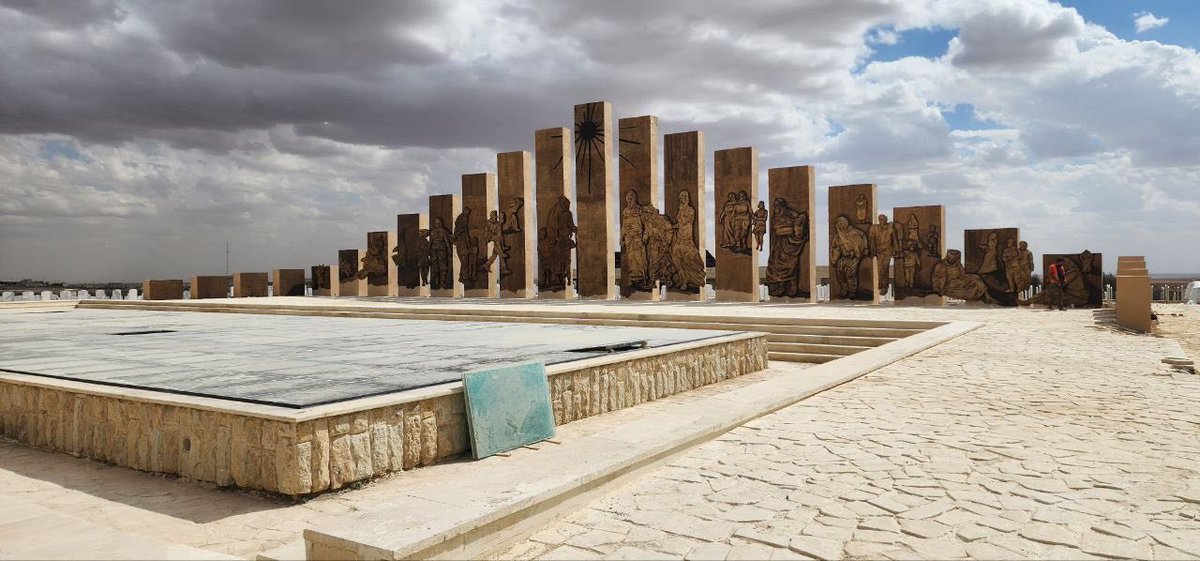 Today marks a significant moment as a #Yazidi Genocide memorial has been opened in Sinjar. The memorial is located in the Solgah area near Sinjar Mountain, and this site also known as the "Mothers Cemetery" due to the tragic events that occurred there. ISIS kidnapped and sexually