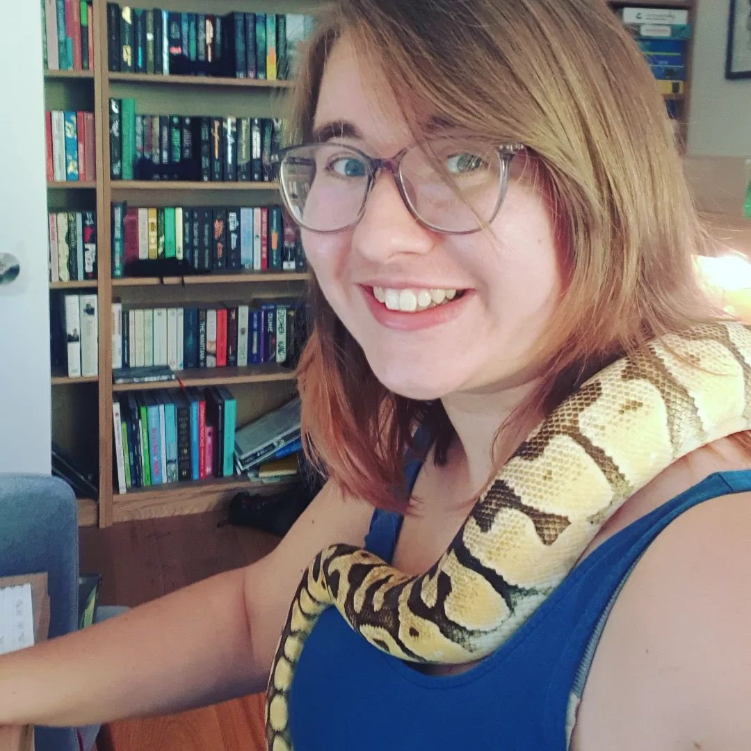 TAMU_PDA's tweet photo. EC Spotlight Series: Meet Alexandra (Alex) Howard, 2023-2024 TAMU PDA President! Alex is a postdoc in Ecology and Conservation Biology. 

Alex joined @TAMU_PDA to foster a community amongst Postdocs. Her research specializes in the evolution of reptiles, and she has 2 pet snakes! https://t.co/cQyRrYpYf7