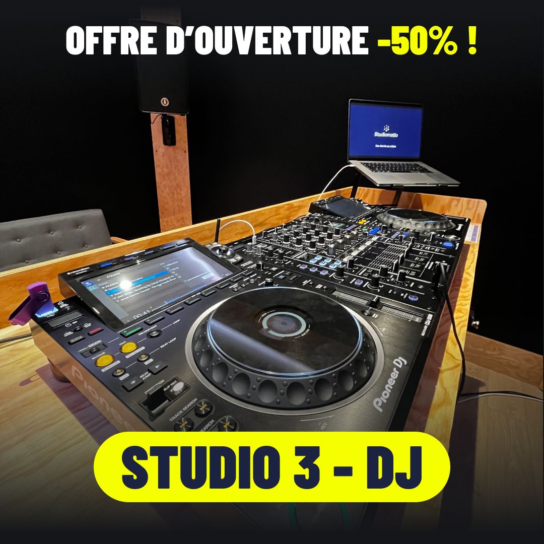 Studiomatic_'s tweet photo. 🎧 Le tout premier Studiomatic DJ est enfin OUVERT 🎉

Visitez ce studio ou réservez votre session à -50% dès maintenant 
 👉 https://t.co/APNayyoO8g 

#djs #dj #music #djlife #djing #djset #djlifestyle #pioneerdj #musicproducer #studio #recording #recordingstudio #djstudio https://t.co/tdWzaQFH2j
