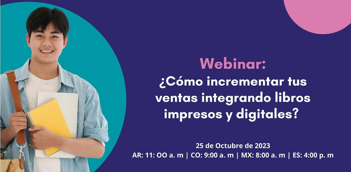 Sello_Editorial's tweet photo. E 25 de octubre a las 9:00 a.m., el Sello Editorial @UdeMedellin_  participará de un Webinar, junto a la @Ed_Uniandes. Las dos instituciones compartirán su experiencia, sobre la integración de libros impresos y digitales.

Inscripción:
https://t.co/thOz8Hzeh8

¡Los esperamos! https://t.co/C1IKc6haFU