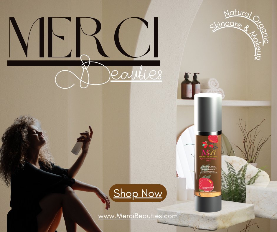 BeautiesMerci's tweet image. Rose Water: Moisturize, Soothe, Cleanse, and Fight Back!
mercibeauties.com/collections/mi…
#RefreshYourSkin #MistMagic #SmoothSkinSolutions #RoseWaterRefresh #BotanicalExtracts #ResveratrolRevive #VitaminCGlow #ParabenFreeBeauty #SulfateFreeSkincare #SyntheticFreeGoodness