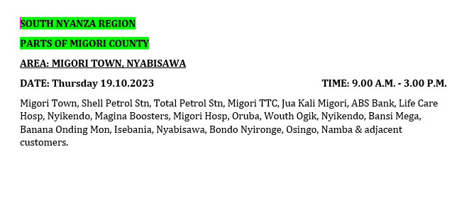 Kenya Power tweet media
