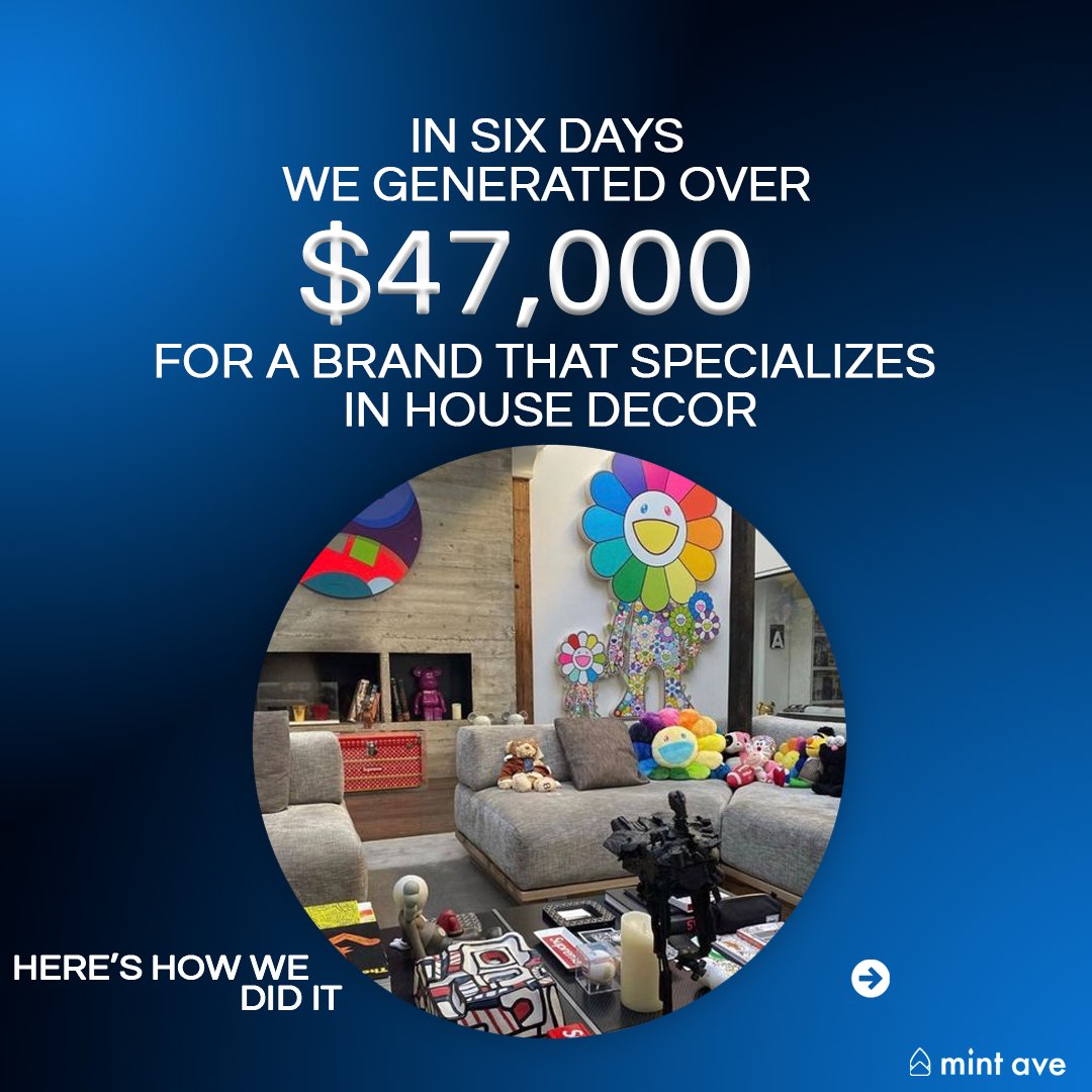 mintaveinc's tweet photo. $47,000 In 6 Days. Emails/SMS are powerful, especially for limited drops! https://t.co/ENWiAVJpKH