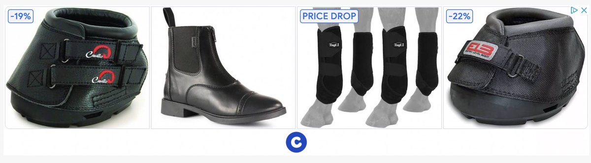 ...and then some days, the panopticon serves you $57.98 nylon horse boots