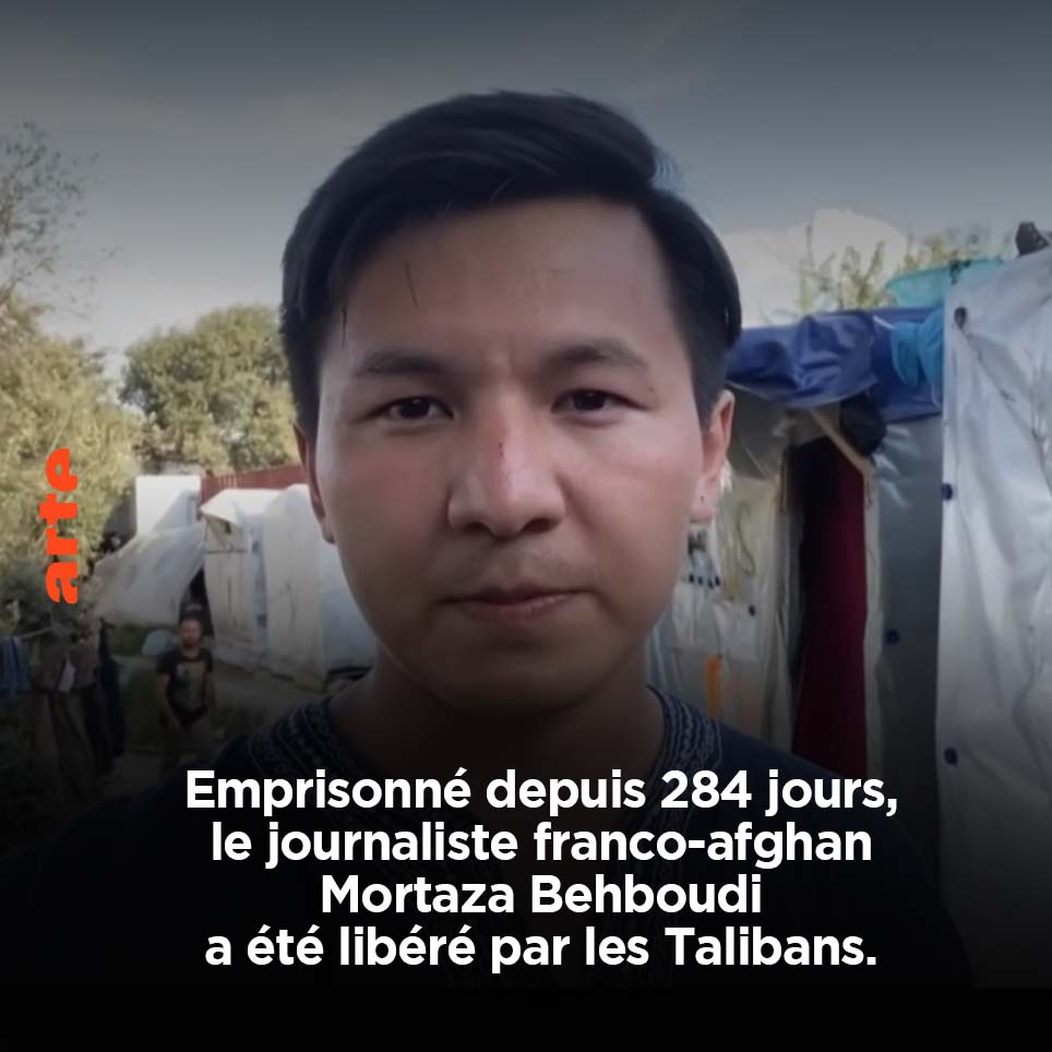🇦🇫 🇫🇷 Emprisonné depuis plus de dix mois en Afghanistan, notre collègue le journaliste franco-afghan Mortaza Behboudi, a été libéré, selon <a href="/RSF_inter/">RSF</a>. Il était notamment accusé d’espionnage par le régime des talibans. 
👉arte.app.link/mortaza-behbou…