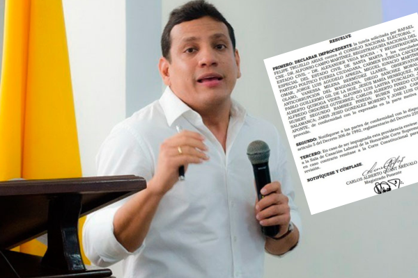 ElInformador_SM's tweet photo. #Distrito | Declaran improcedente acción de tutela que buscaba la inscripción de Jorge Agudelo
▶️https://t.co/2s6liOk5dm https://t.co/61yIohuj9o