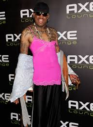 hbg314's tweet photo. Dennis Rodman is a former NBA player of the Chicago Bulls, LA Lakers, and more, and retired in the year 2000. #Mensfashion @KIN110UofR https://t.co/DFXPcZXzXc