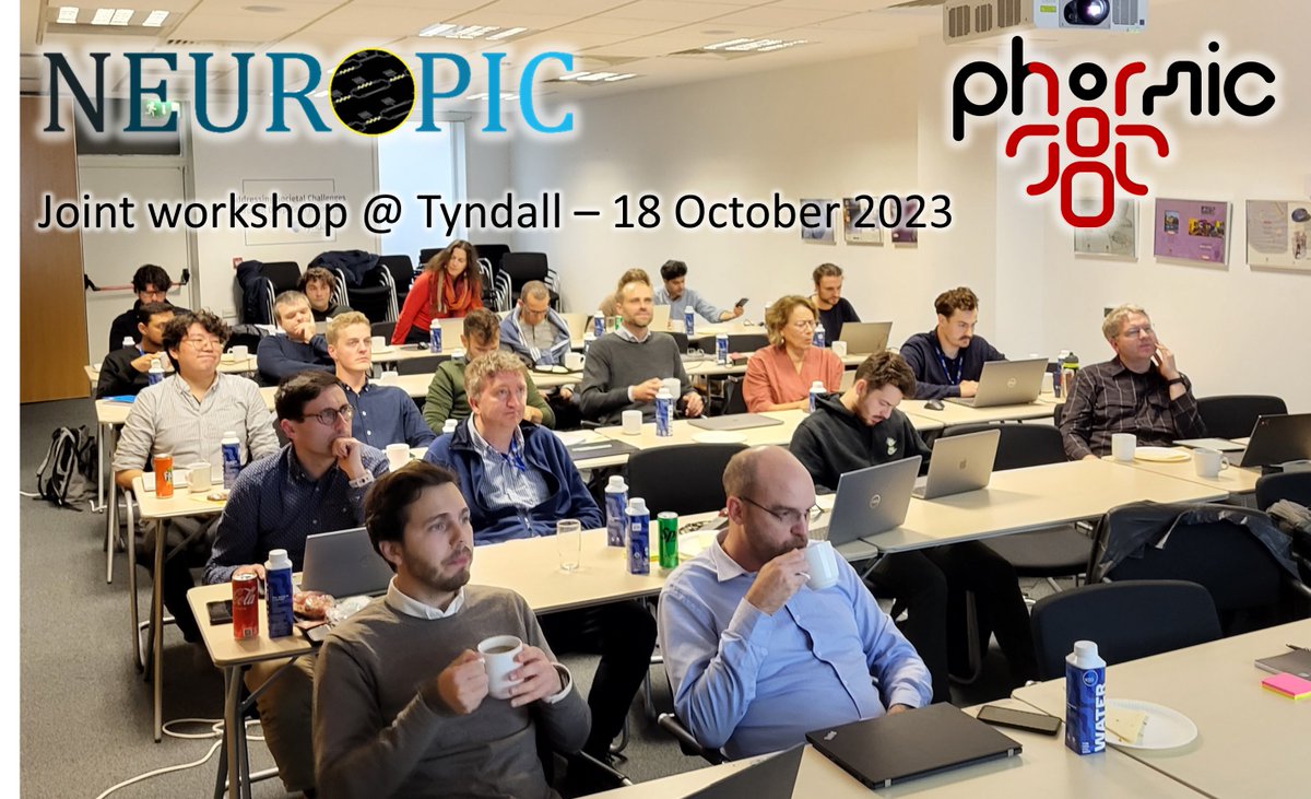 The PHORMIC Project (@phormic_eu) on Twitter photo Today, the European projects <a href="/Phormic_EU/">The PHORMIC Project</a> and NEUROPIC got together at <a href="/TyndallInstitut/">Tyndall Institute</a> in Cork to discuss synergies in research, covering programmable and neuromorphic photonics, photonic MEMS, phononics, light source integration and the scaling of optical and electrical IOs. Today, the European projects <a href="/Phormic_EU/">The PHORMIC Project</a> and NEUROPIC got together at <a href="/TyndallInstitut/">Tyndall Institute</a> in Cork to discuss synergies in research, covering programmable and neuromorphic photonics, photonic MEMS, phononics, light source integration and the scaling of optical and electrical IOs.