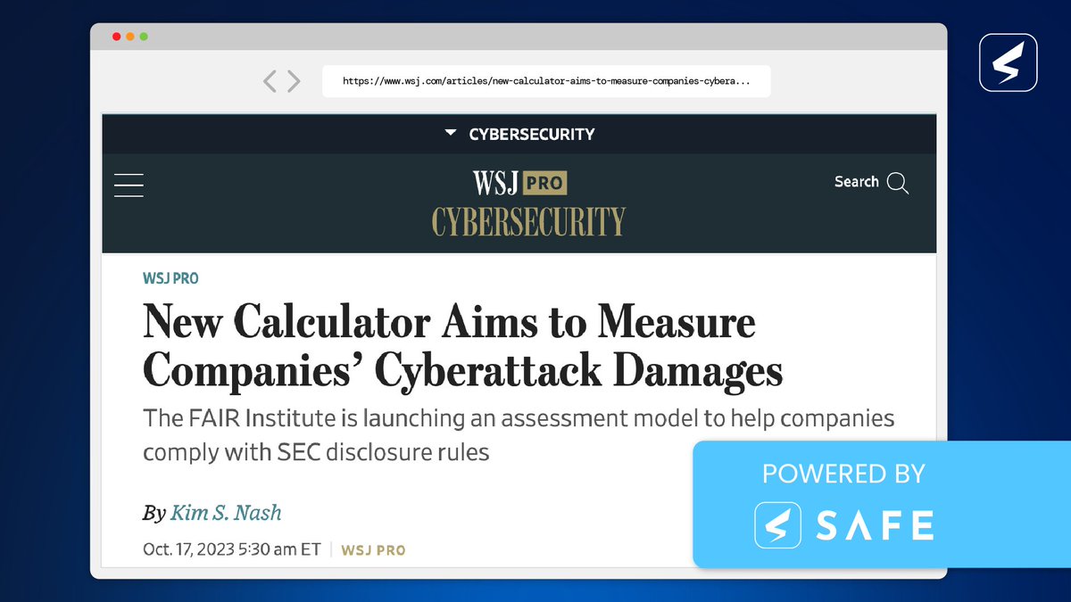 RiskLens tweet media