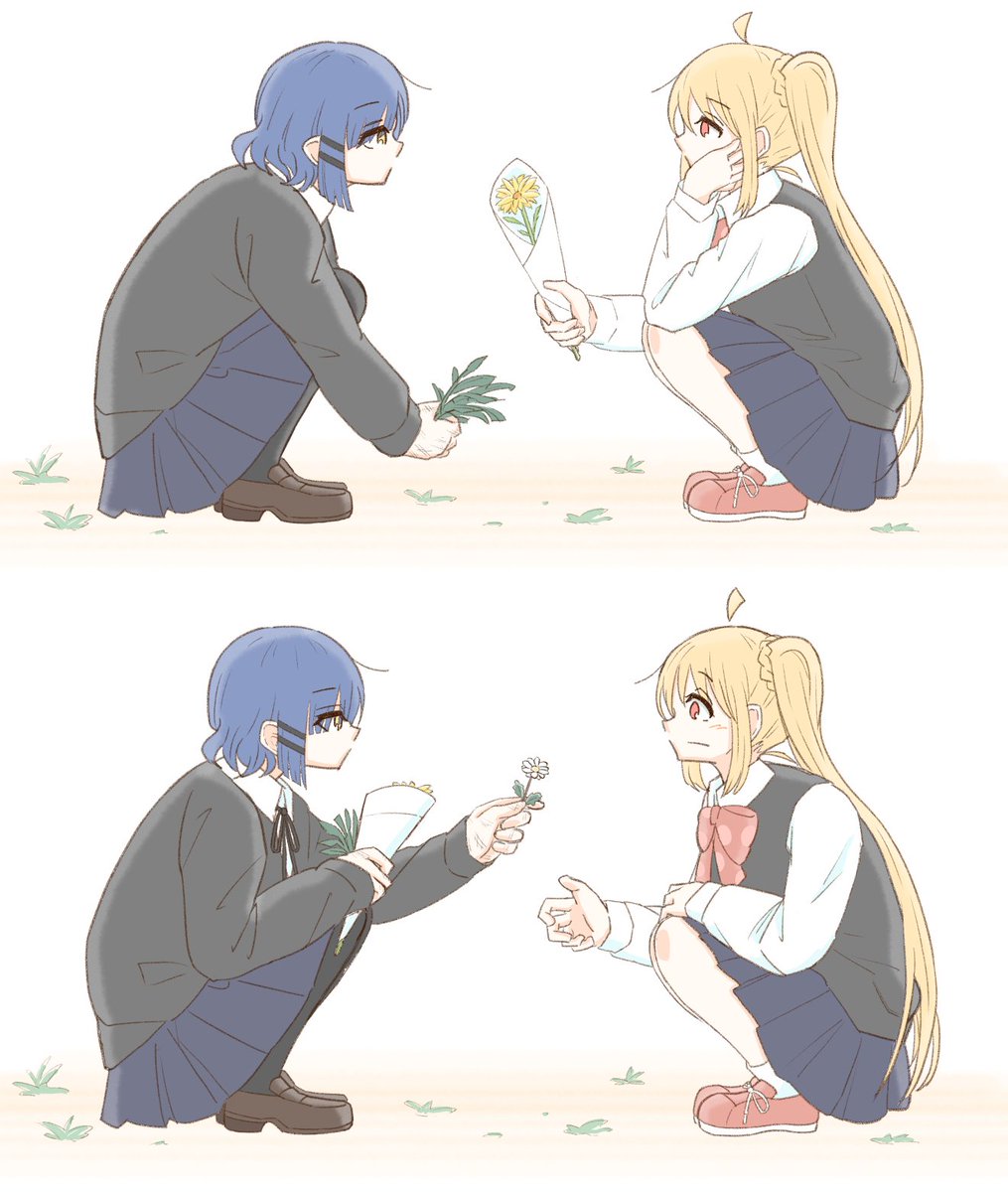 リョと虹とお花