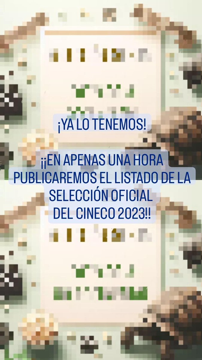 #CINECO2023 #SeleccionOficial