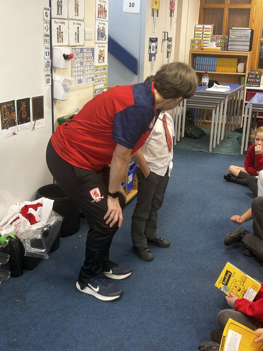 As part of our wok on the value of aspiration. Maz came into talk to us about playing for England ladies. She talked about when she was young she wasn’t allowed to play football and how much times have changed.