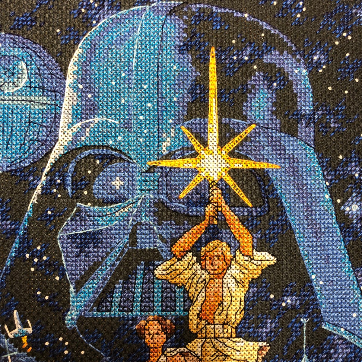 more #StarWars #CrossStitch do you every wish you could go back and do a piece again just to have that experience a second time?

#needlepoint #crossstitchersofinstagram #countedwork