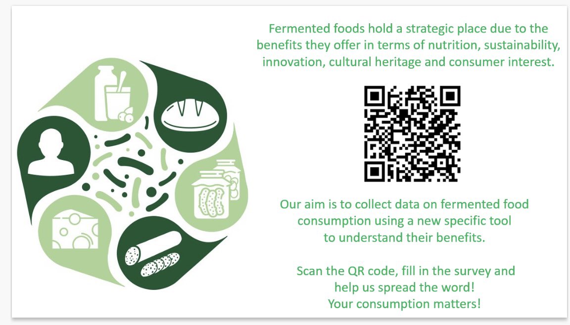 Within the @PIMENTOCA20128 project, we developed a novel questionnaire about #fermentedfoods consumption, translated in 28 languages! The survey aims to collect data on FF consumption across EU to understand their benefits! Please fill in and share! Link: conjointly.online/study/492884/l…