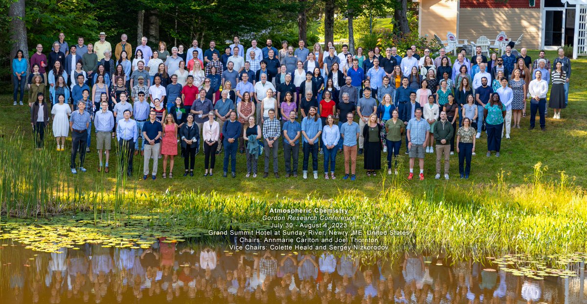 I just logged into the GRC system and found our photo! Call me old fashioned, I liked getting the printed version. I can only tag 10 people - please share with others who might be interested to see the #AtmosphericChemistry #GRC photo from @sundayriver