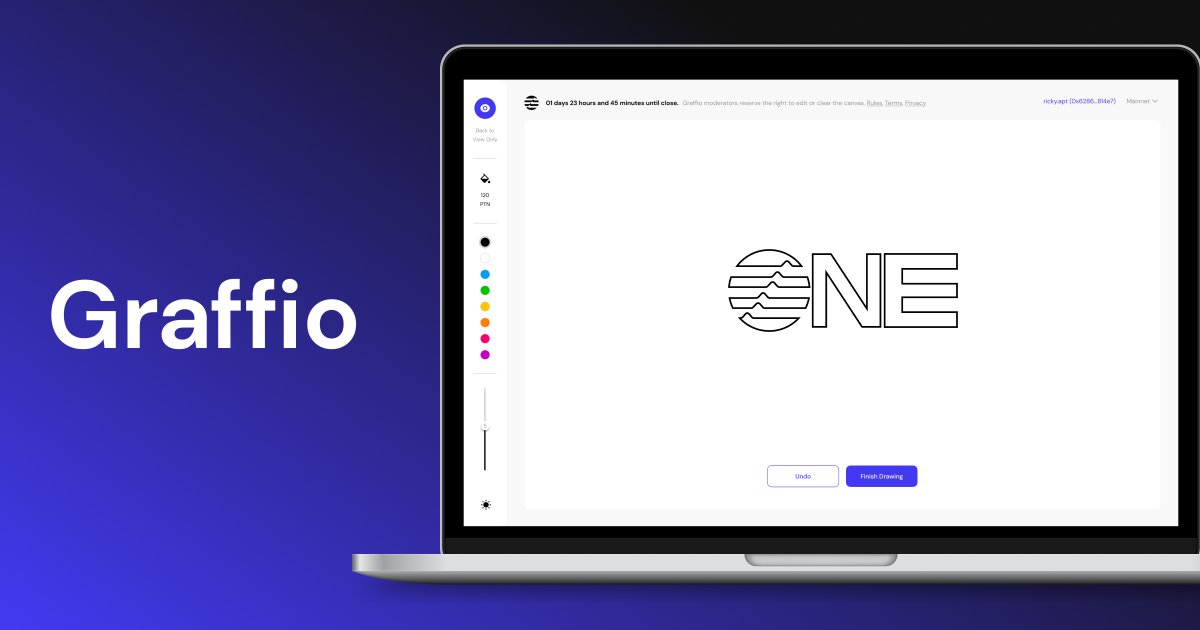 Aptos's tweet image. 1/ 🎉 Aptos Community, we're celebrating #AptosOne in style! Introducing Graffio: a unique canvas where YOUR art shapes a special commemorative NFT.

Dive in and be a part of Aptos history! 🎨🌐