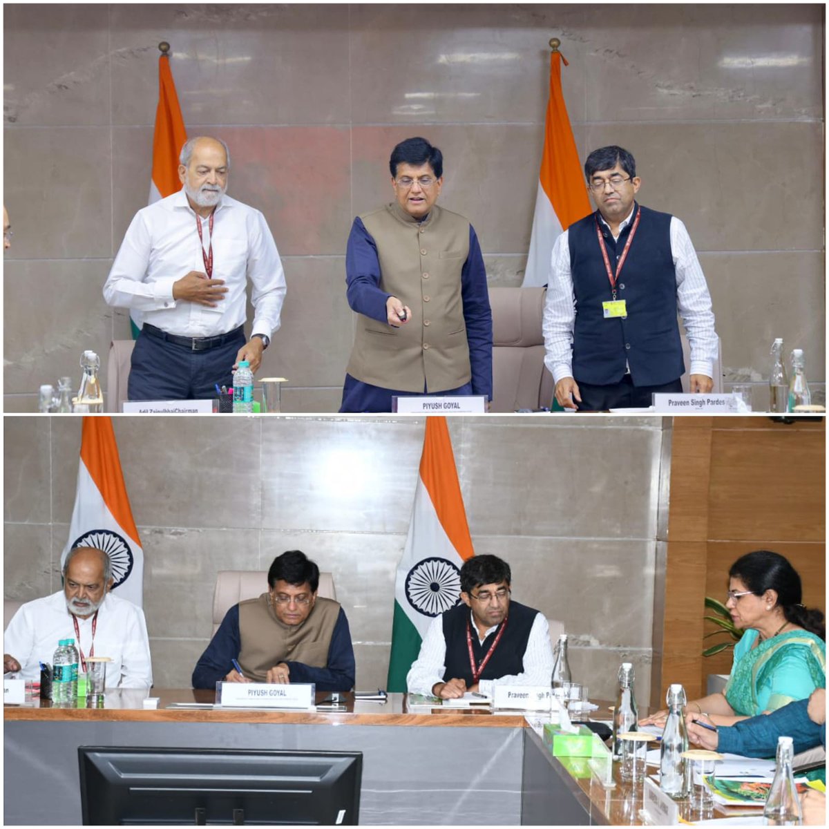 Logistics_MoCI's tweet photo. Hon. Minister @PiyushGoyal's inspiring words at a DPIIT-CBC joint workshop on *Development of Digital Learning Resources for Capacity Building on PM GatiShakti National Master Plan* echoed the importance of #institutionalizing #training on #PMGS principles
@SumitaDawra https://t.co/TXnRox8XJI