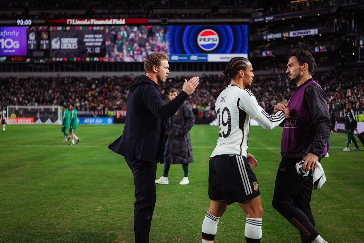 Zwei gute und anspruchsvolle Tests. Ich muss sagen, dass ich bisher noch keine Mannschaft trainiert habe, die innerhalb von einer Woche so viele Dinge umgesetzt hat. Wir müssen alle Phasen nutzen, um uns zu entwickeln. Ich bin überzeugt, dass wir erfolgreich sein werden <a href="/DFB_Team/">DFB-Team</a>