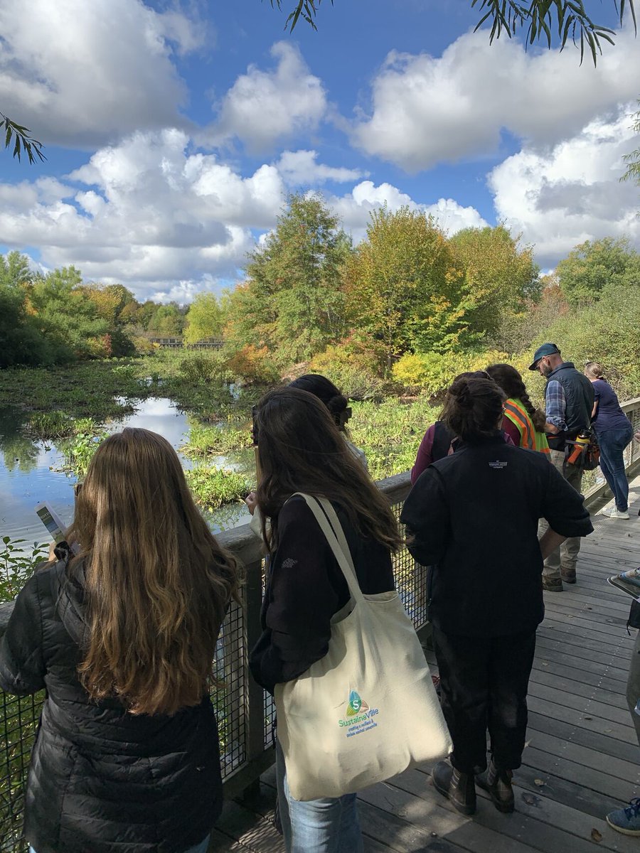 charlesriver's tweet photo. Thank you @cityofcambridge DPW for giving the #ClimateCompact a tour of the beautiful #Alewife Stormwater wetland yesterday. ⛈️ Such a great example of nature-based solutions in action! 🦅🌿🌊 #ClimateResilience https://t.co/oamcQ1KewS