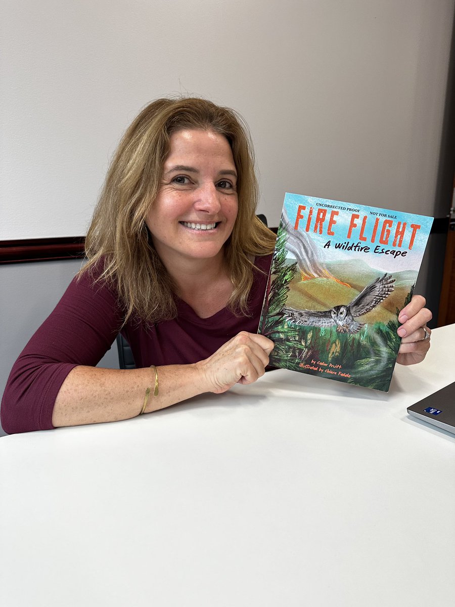 I went into the office and saw some of my colleagues for the first time in a year (I work from home). I brought my ARC to show everyone and one person took a picture of me. I must look this excited every time I hold it!! 🎉