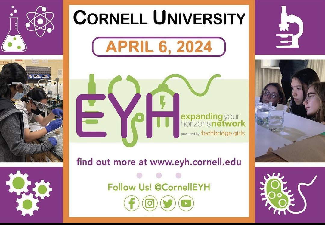 CornellEYH's tweet photo. We are extremely excited to announce our #CornellEYH2024 date! π©βπ¬ Mark you calendars ~ποΈ
#GirslInSTEM #CornellEYH2024
#cornell #science #FutureSTEM https://t.co/EshJNwCJgb