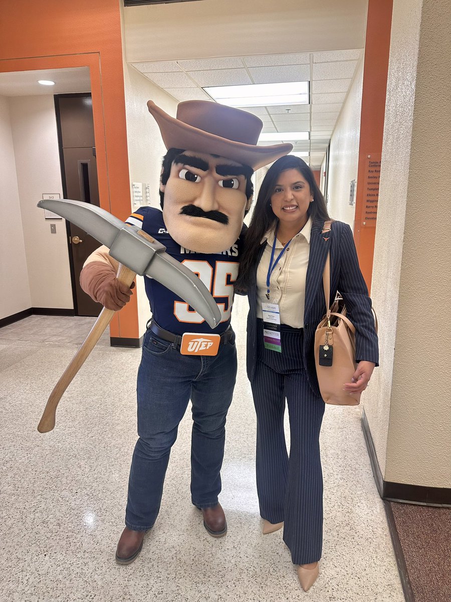 ReynaMFlores's tweet photo. I enjoyed attending the 2023 @TACUSPA conference in El Paso, TX! I served on the conference planning committee, presented strategies on how to best support farmworker students based on my pilot study, and connected with other #SApros. I look forward to attending next year! https://t.co/7fZdXs007x