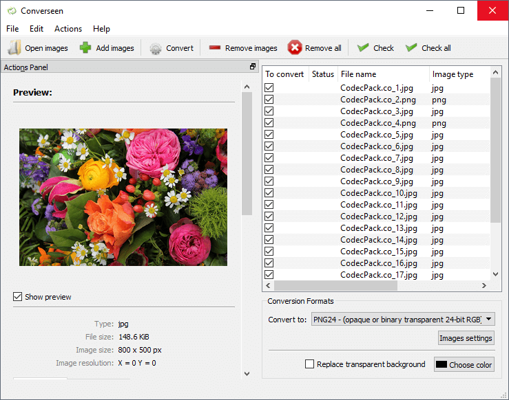 Codec_Pack's tweet photo. Transform, Resize, and Convert Images Effortlessly with https://t.co/SgiY1dLzjc Converseen 0.11.0.1-1 #ImageConverter #ImageProcessing #Converseen #ResizeImages #ConvertImages #GraphicDesign #PhotoEditing #OpenSource #ImageMagick #FreeSoftware #ImageFormats https://t.co/1MXeQdd9yb