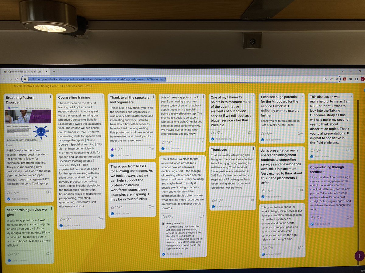 SCSLTHub's tweet image. Some of the thoughtful reflections &amp;amp; takeaway points from the excellent presentations on post-Covid voice services &amp;amp; waiting list initiatives today
@RCSLTLearn @EmmaPagnamenta @theo_read66