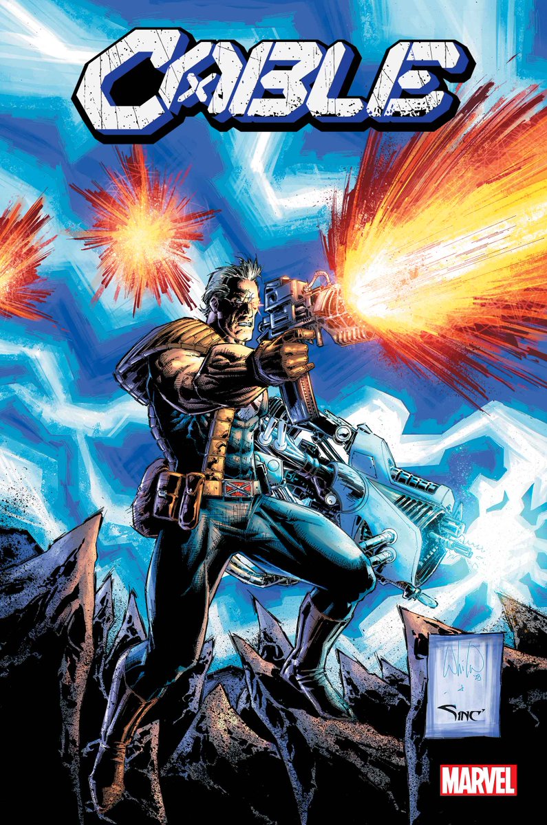 Cable joins the final battle for Krakoa in an all-new ‘Cable’ series arriving this January by @FabianNicieza and Scot Eaton! Read more: bit.ly/46yt1c1