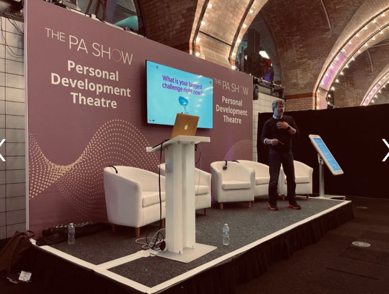 Our founder @MadgeSid spoke about the 'The Power of SPEAK' at the @pashowuk 
#ExecutiveAssistants and #PersonalAssistants hold the power to use their voices, influence, and networks to be the change they wish to see in the world.
#MeeeHQ #BetterTogether #ThePAShow